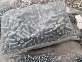 Assorted Small Screws, Nuts, Washers & More, Bulk Lots