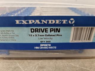 Assorted Expandet Drive Pins & Washered Nails