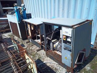 Two Compressors and Air Cooler Dryer