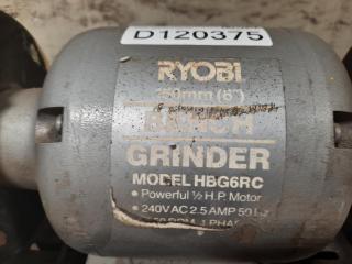 Ryobi 150mm (6") Bench Grinder