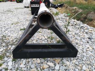 Heavy Steel Agricultural Silage Pit Plastic Liner Roll Rack Unit