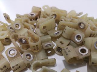 60x Aviation Plastic Loop Clamps for Wire Support. 
Type MS25281 R5