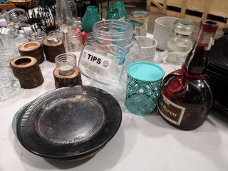 Assorted Lot of Restaurant Decor Items, Accessories, & More