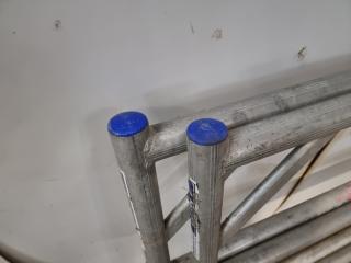 2 Oldfields Aluminium Scaffolding Tower Guard Rails - 2.5 Metre Wide