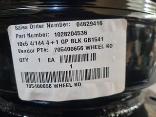 2x 285mm Diameter, 250mm wide Trailer Wheels