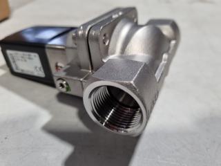 Burkert Type 5282 Servo Assisted 2/2-way Solenoid Valve