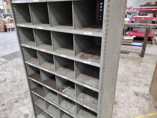 Steel Workshop Pigeon-Hole Storage Shelf Unit