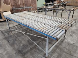 Large Steel Roller Conveyor Table