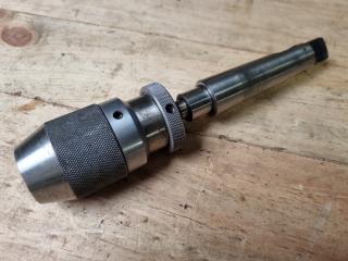 10mm Keyless Drill Chuvk w/ Morse Taper No.2 Shank