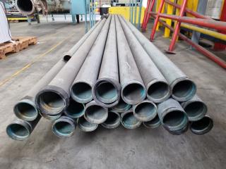 24x Galvanised Steel Pipes