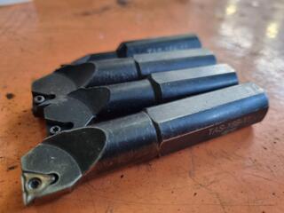 4x Short Shank Indexable Lathe Boring Bars