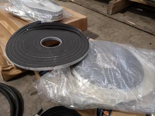 34x Assorted Rolls of Rubber & Foam Edging & Door Gaskets