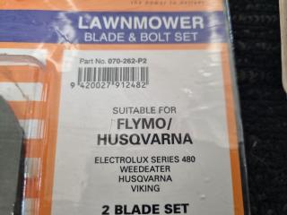 Assorted Replacement Mower Blade Sets for Lawnmowers