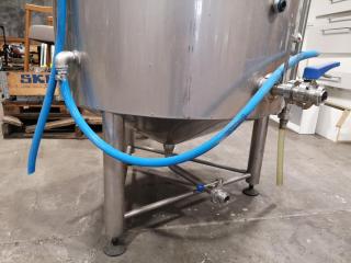 Stainless Steel Water Jacketed Beer Fermenting Tank