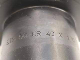 Milling Tool Holder ETM 50 ER 40X100 w/ Attachment