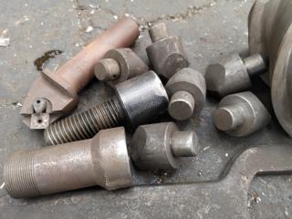 Assorted Industrial Milling Parts, Components, Accessories, & Tools