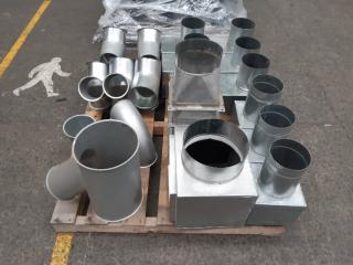 Pallet Of Assorted Flueing Dampers /Joiners/ Adapters