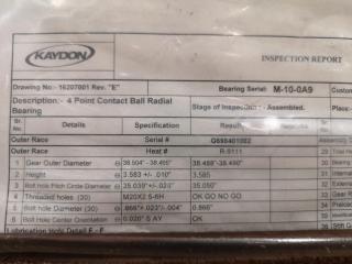 Kaydon 4-Point Contact Ball Radial Bearing, 978mm dia