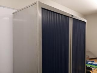 Tambour Door Office Storage Cabinet by Precision