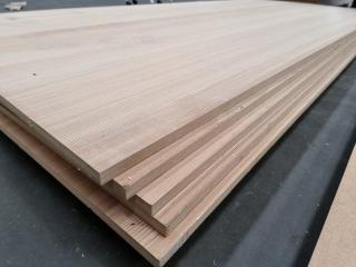 5 Sheets of Veneered  18mm MDF