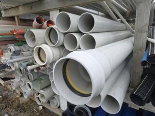 Assorted PVC pipes