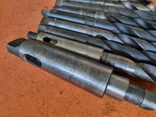 9x Assorted MT No.3 Drills + 3x Shank Sleeves