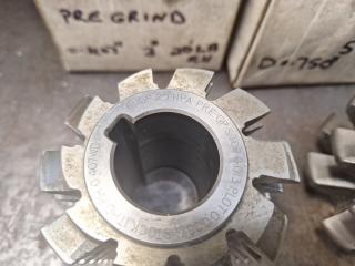 4 x Gear Hobber Cutters