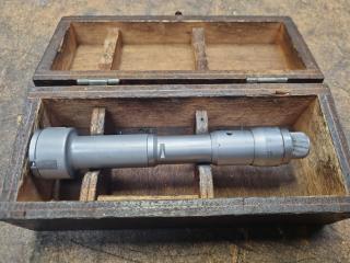 Mitutoyo 3-Point Internal Micrometer 368-738, 30-40mm, w/ Setting Ring