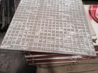 600x600mm Vitrified Ceramic Tiles, 20.16m2 Coverage