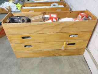 4 x Boxes of Industrial Sundries