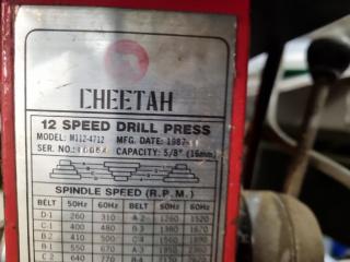 Cheetah Single Phase 12-Speed Drill Press
