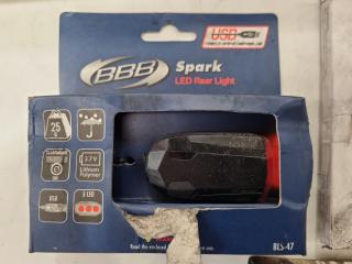 27x LED Bike Lights, Assorted Lot