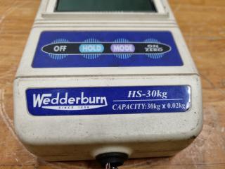 Wedderburn Hanging Digital Scale HS-30kg