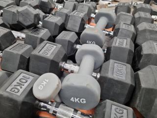 33x Assorted  Dumbell Weights