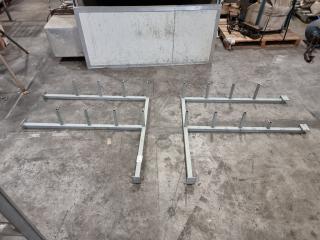 Wall Mounted Workshop Material Support Rack