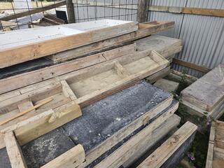 Lot of Timber and Plywood Concrete Formwork