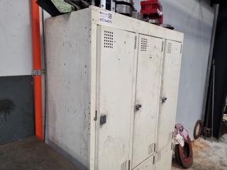 6-Door Steel Personnel Locker Unit