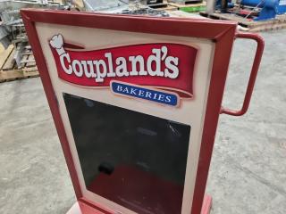 Heavy Steel Mobile Sidewalk Retail Sign Frame