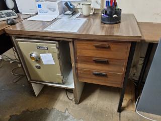 Vintage Office Corner Desk w/Chair