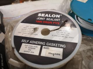 5x Partial Spools of Sealon Joint Sealant Self Adhering Gasketing