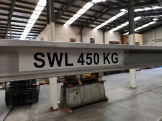 3.7m Tall Industrial Scaffolding Assembly, 3000mm Long, 720mm Wide