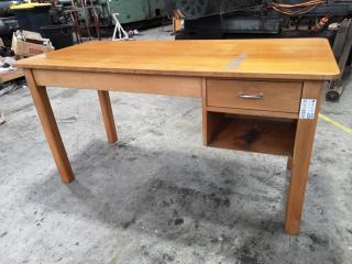 Vintage Wood Office Desk