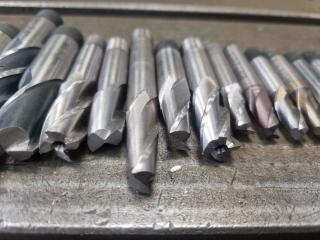 Large Lot of Metric End Mills 