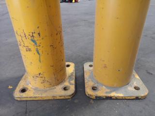 Pair of Heavy Duty Industrial Safety Bollards