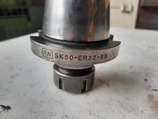 SK50 ER32-58 Collet Chuck Tool Holder