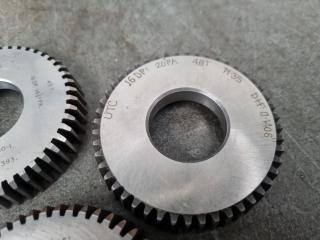 4 x Gear Shaper Cutters 