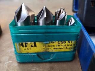 4x Sets of Assorted Countersinks