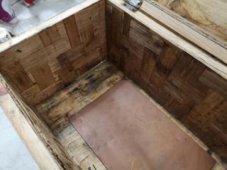 Rustic Wood Storage Box