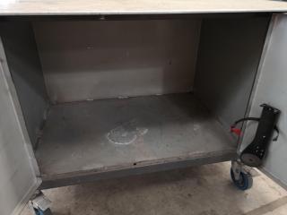 Heavy Duty Mobile Workshop Workbench Table Cabinet