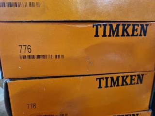 6x Timken Tapered Roller Bearings 776/772